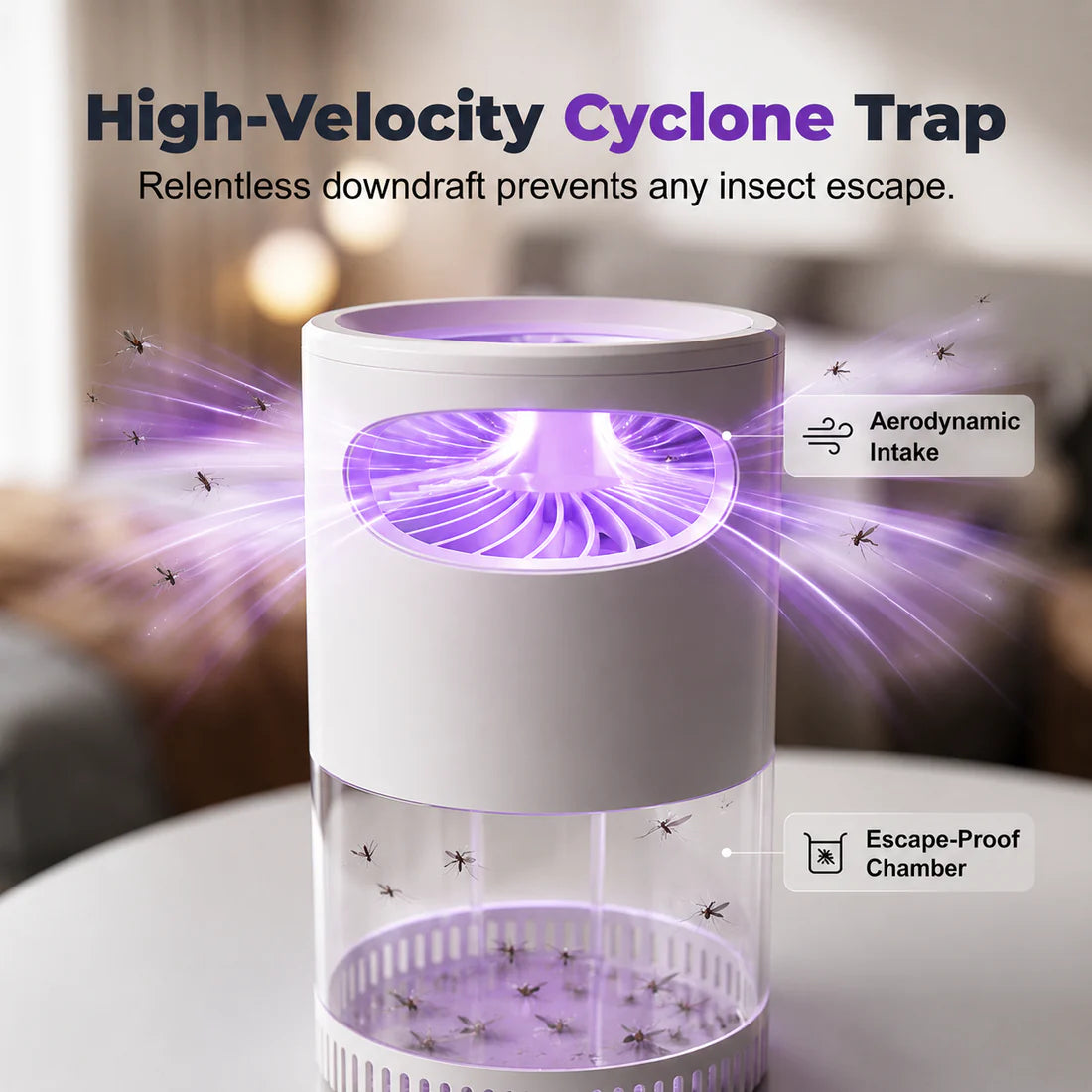2026 Hot Seller🥳💞Over 50,000 Units Sold!👵❤️ 50% OFF TODAY! 💡USB-Powered Mosquito Trap🦟