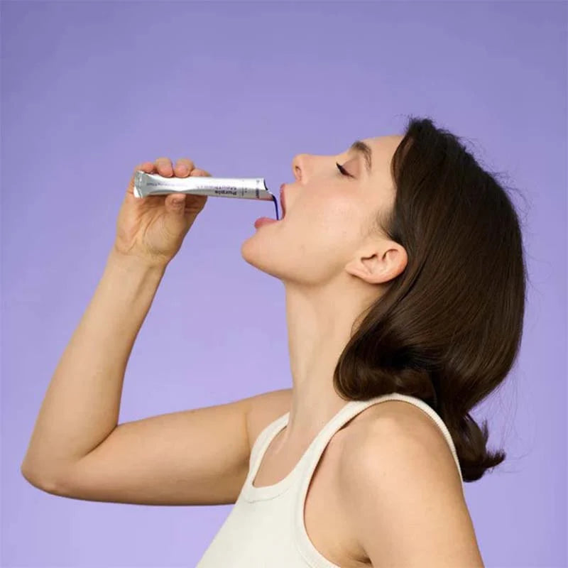 🦷20 Pack Vegan Purple Mint Mouthwash Sachets
