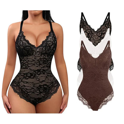 Sexy Lace Bodysuits Shapewear for Women