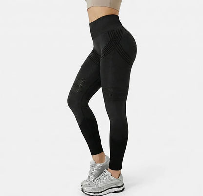 High Waisted And Hip Lifting Yoga Elastic Quick Drying Tight Pants