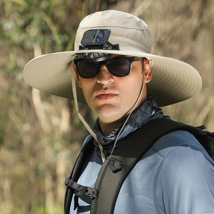 Solar Powered Fan Hat for Men Women