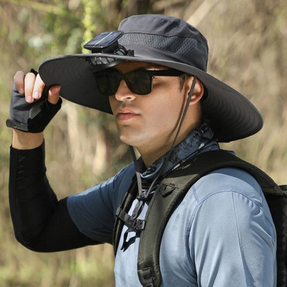 Solar Powered Fan Hat for Men Women