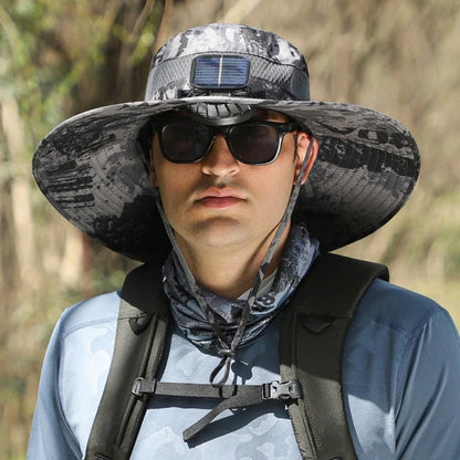 Solar Powered Fan Hat for Men Women