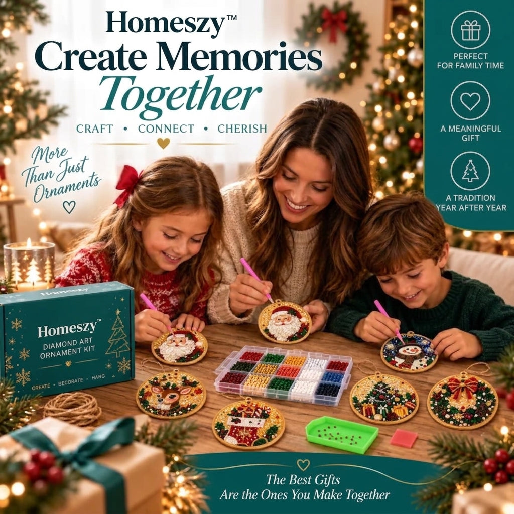 Christmas Diamond Art Ornament Kit