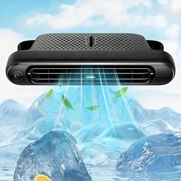 🔥 LIMITED-TIME 30% OFF! 💨 Dual Turbo Car Seat Fan – Instant Cooling, 3 Speeds, Magic Tape Mount 🚗