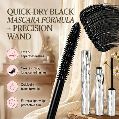 Waterproof & Sweatproof Lengthening & Curling Mascara