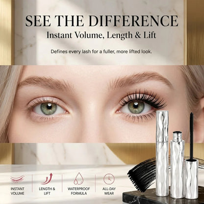 Waterproof & Sweatproof Lengthening & Curling Mascara