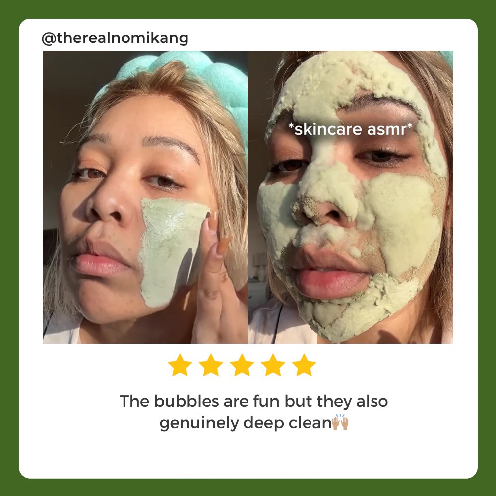 Basil Bubble Cleansing Mask