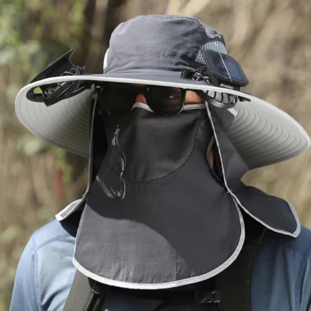 Solar Powered Fan Hat for Men Women