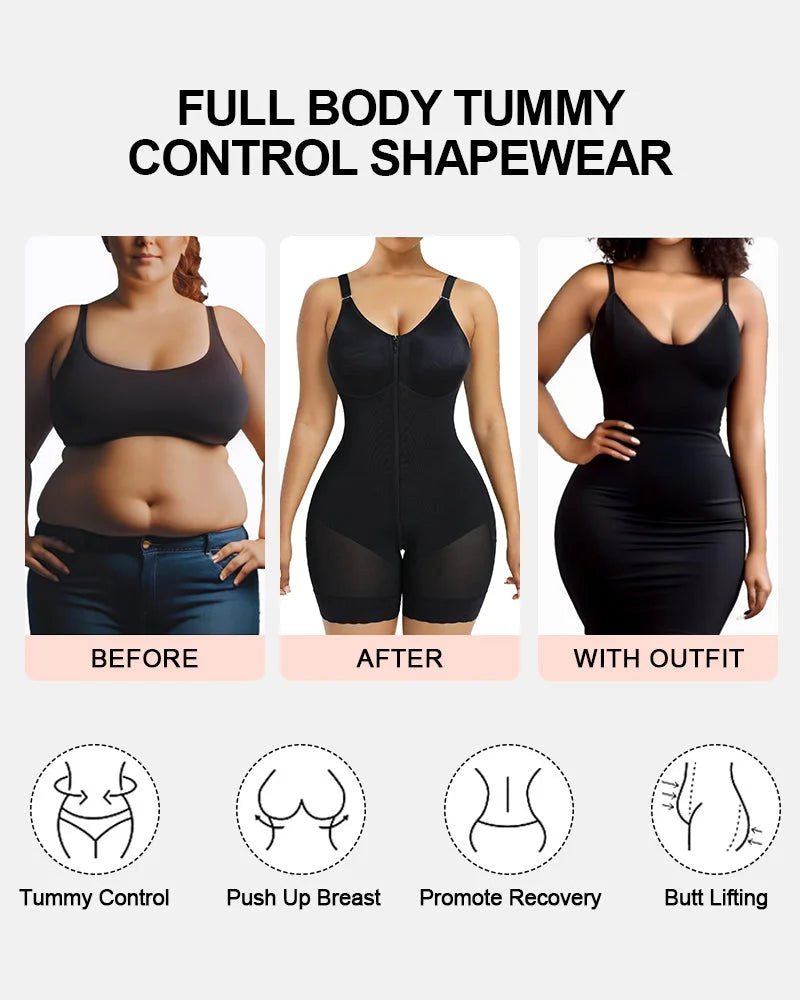 Extra Plus Size Shaper Bodysuit Tummy Control Shapewear With Bra