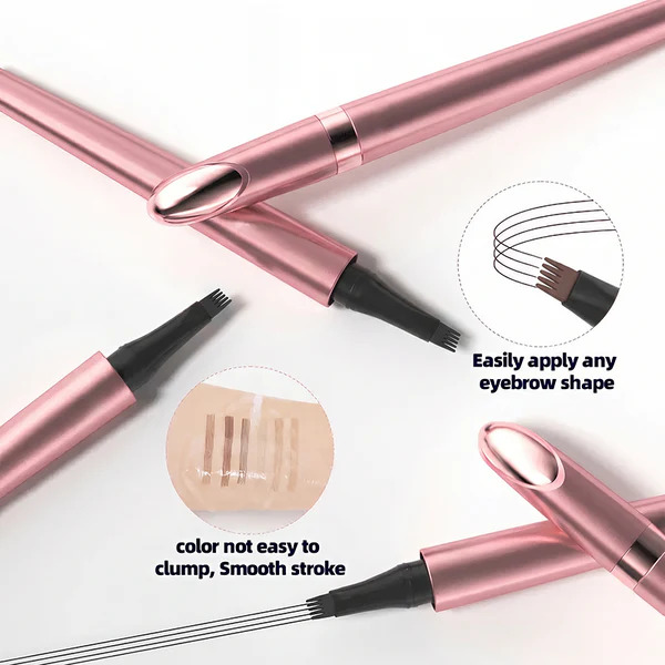 Long Lasting Waterproof Micro Fork Brow Pen