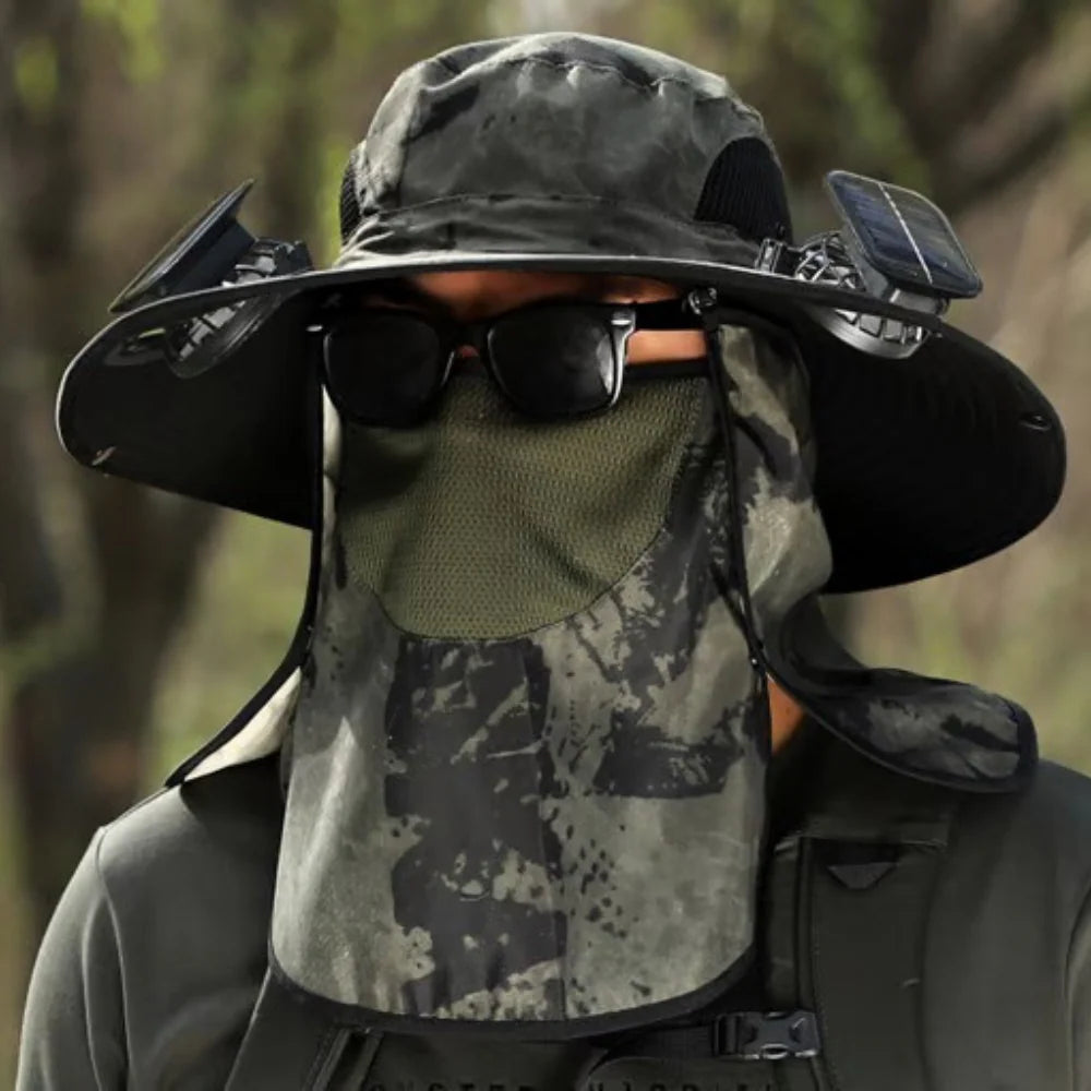Solar Powered Fan Hat for Men Women