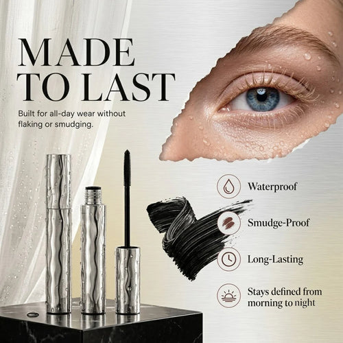 Waterproof & Sweatproof Lengthening & Curling Mascara