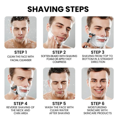 Men's Unscented Precision Razor Blade Replacement Handheld Kit🪒