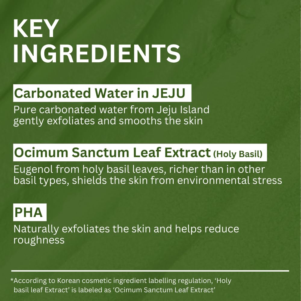 Basil Bubble Cleansing Mask