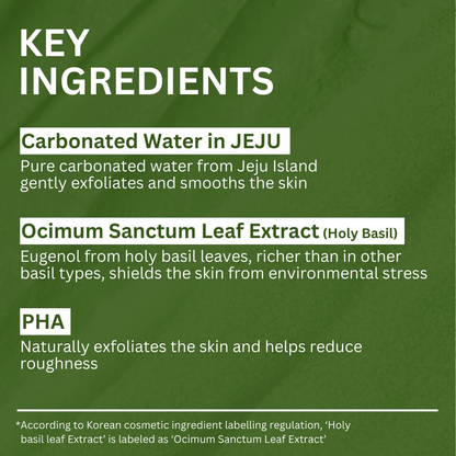Basil Bubble Cleansing Mask