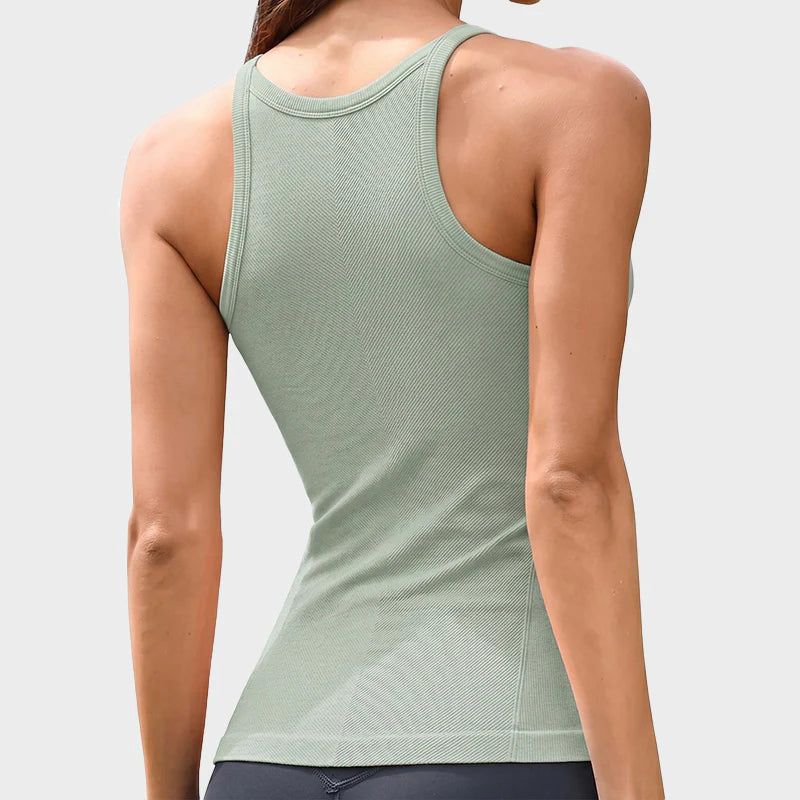 Built-In Bra Racerback Sports Cami Top