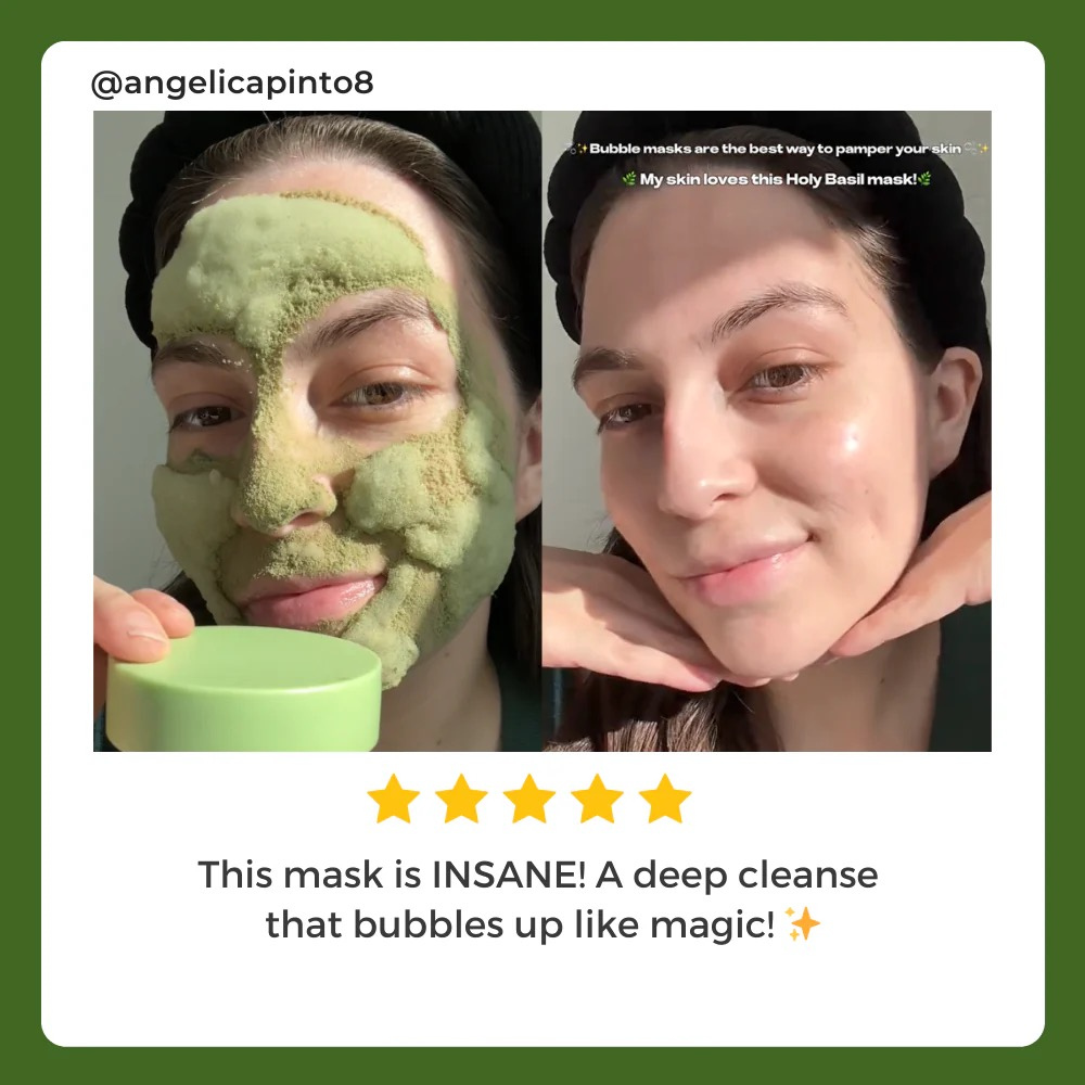 Basil Bubble Cleansing Mask