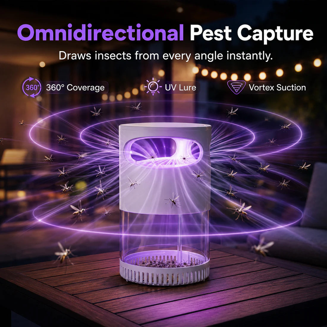 2026 Hot Seller🥳💞Over 50,000 Units Sold!👵❤️ 50% OFF TODAY! 💡USB-Powered Mosquito Trap🦟