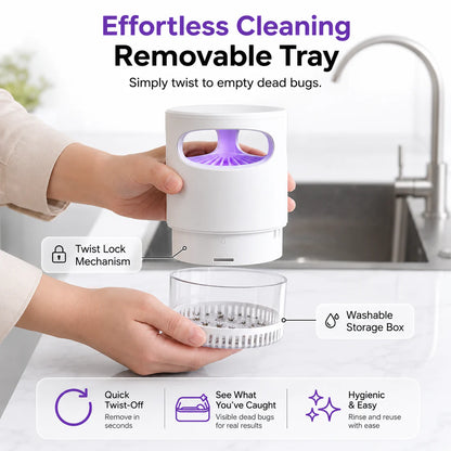 2026 Hot Seller🥳💞Over 50,000 Units Sold!👵❤️ 50% OFF TODAY! 💡USB-Powered Mosquito Trap🦟