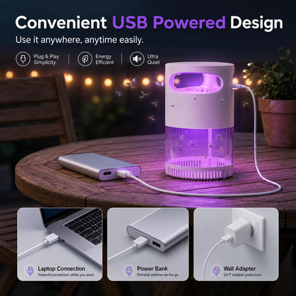 2026 Hot Seller🥳💞Over 50,000 Units Sold!👵❤️ 50% OFF TODAY! 💡USB-Powered Mosquito Trap🦟