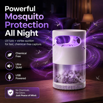 2026 Hot Seller🥳💞Over 50,000 Units Sold!👵❤️ 50% OFF TODAY! 💡USB-Powered Mosquito Trap🦟
