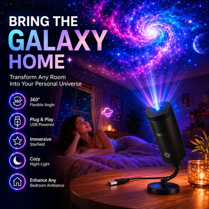 Plug-and-Play HD Star Projector