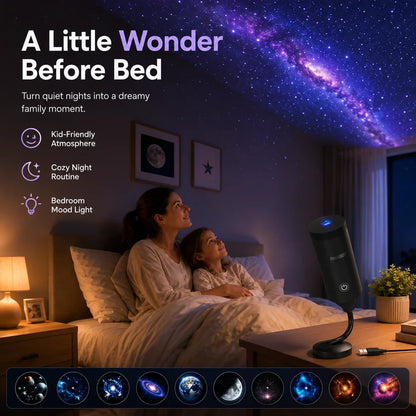 Plug-and-Play HD Star Projector