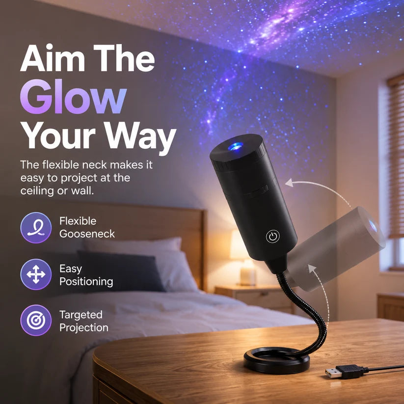 Plug-and-Play HD Star Projector