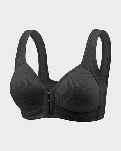 Front Closure Wireless Support Bra – Easy-On Design, Lift & All-Day Comfort
