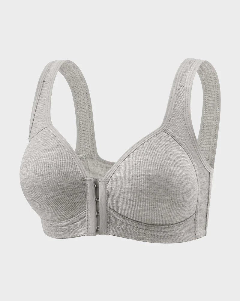 Front Closure Wireless Support Bra – Easy-On Design, Lift & All-Day Comfort
