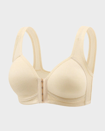 Front Closure Wireless Support Bra – Easy-On Design, Lift & All-Day Comfort