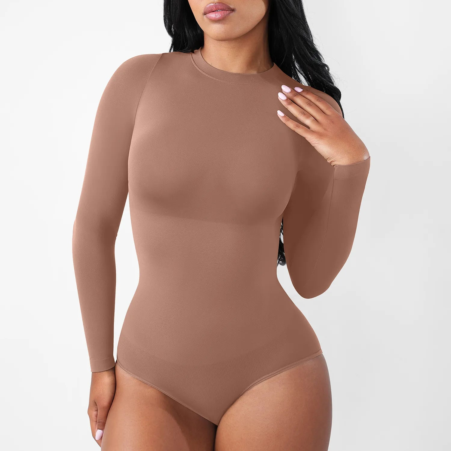 Seamless Ultra-Soft Crew Neck Bodysuit