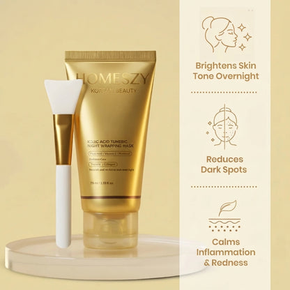 Korean Kojic Acid Turmeric Wrapping Mask
