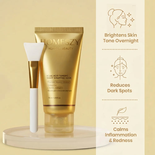 Korean Kojic Acid Turmeric Wrapping Mask