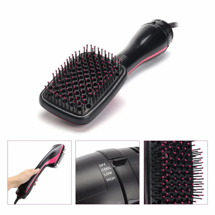 2 in 1 Comfort Comb Design Multifunctional Hair Dryer, Fast Drying Hair Styling Tool, Hairdressing Comb Hot Air Brush, Makeup Products, Hair Straightener Comb