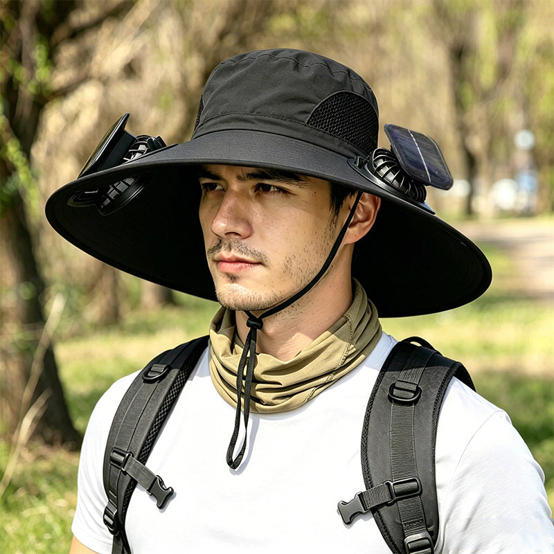 Solar Powered Fan Hat for Men Women