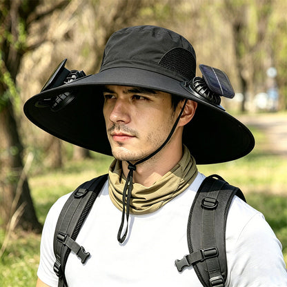 Solar Powered Fan Hat for Men Women