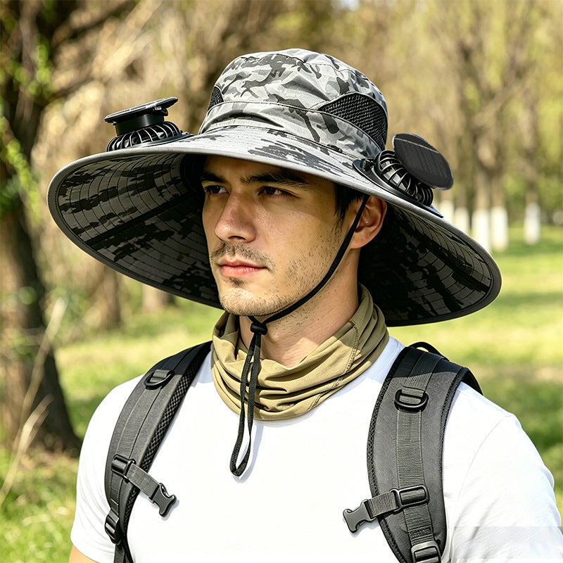 Solar Powered Fan Hat for Men Women