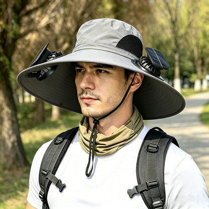 Solar Powered Fan Hat for Men Women
