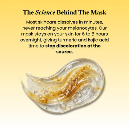 Kojic Acid Turmeric Overnight Mask For Underarms
