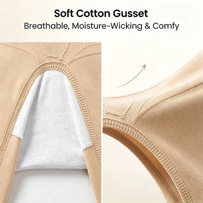 Tummy Control Butt Lifter Faja Bodysuit, Back Support Scrunch Back Open Design