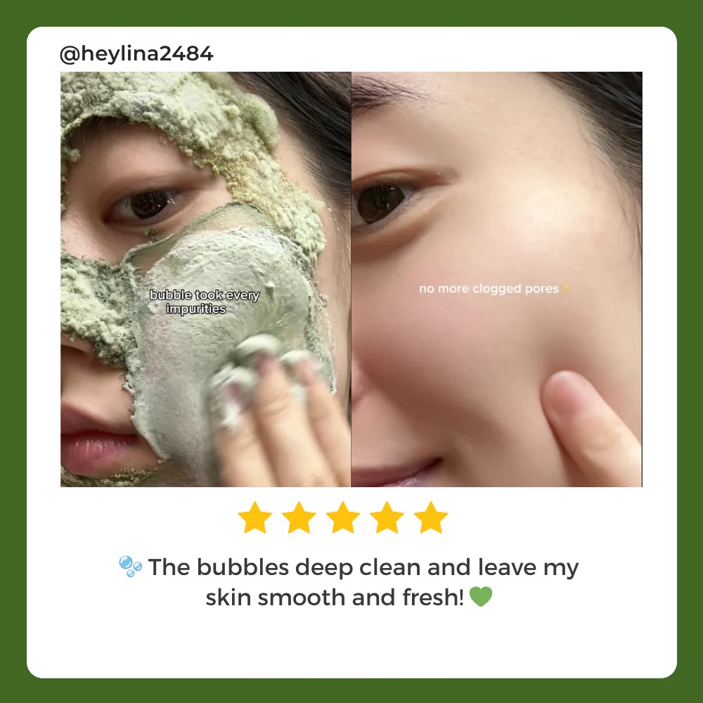 Basil Bubble Cleansing Mask