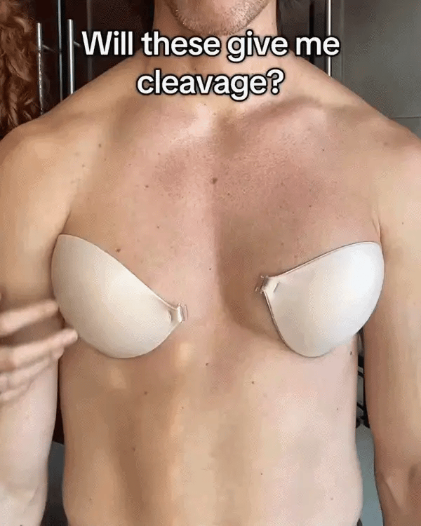 Front Closure Adhesive Invisible Push-Up Bra