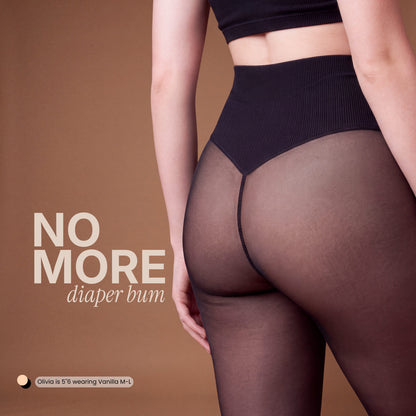 Fleece-lined Shaping Tights