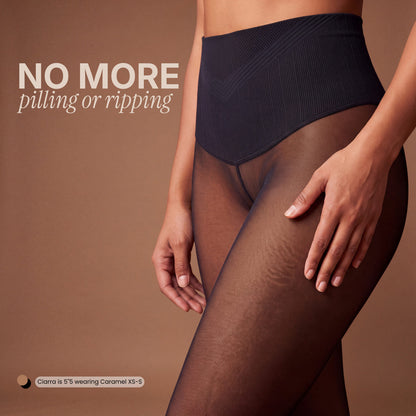 Fleece-lined Shaping Tights