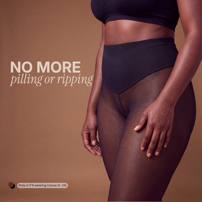 Fleece-lined Shaping Tights