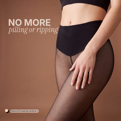 Fleece-lined Shaping Tights
