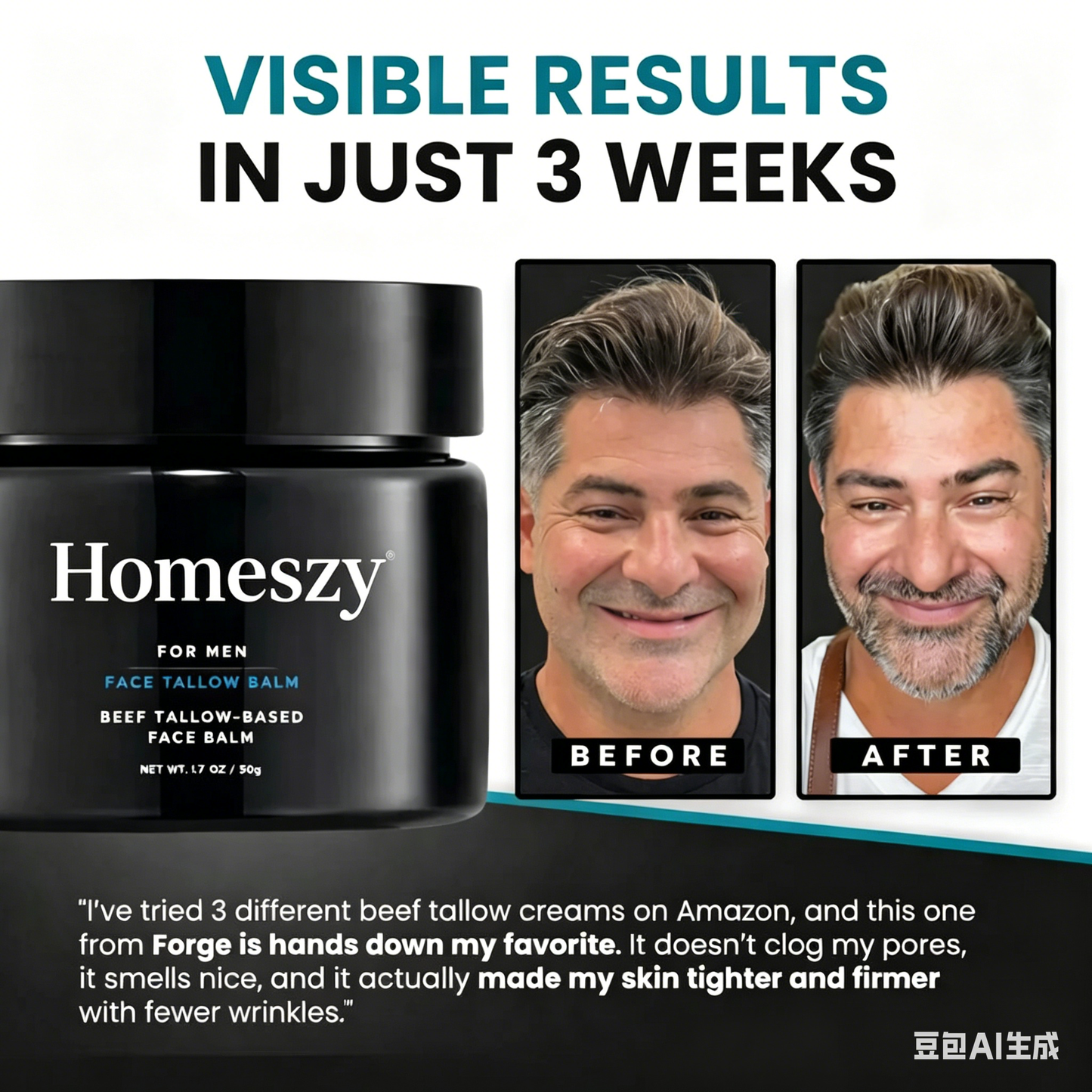 Wrinkle Repair Tallow Balm | Designed for Men